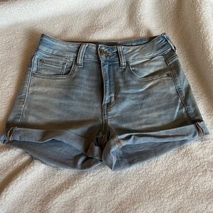 American Eagle Hi-Rise Shortie Shorts